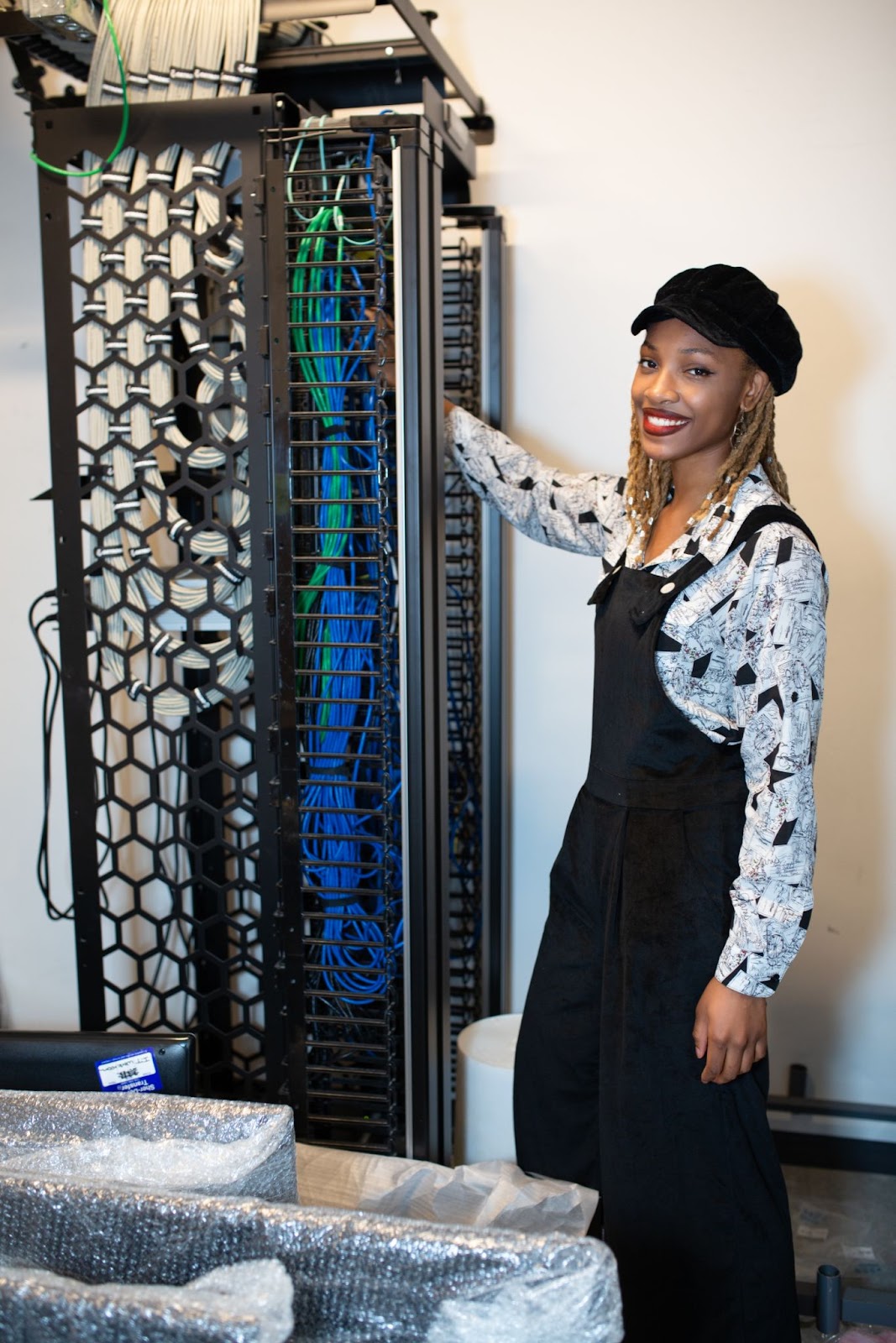 Jadah Stone, Per Scholas graduate, at work