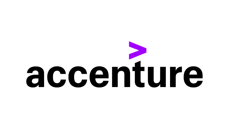 Accenture logo.