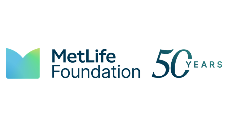 MetLife Foundation logo featuring "50 Years" anniversary text.