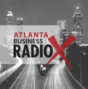 Atlanta Business RadioX logo.