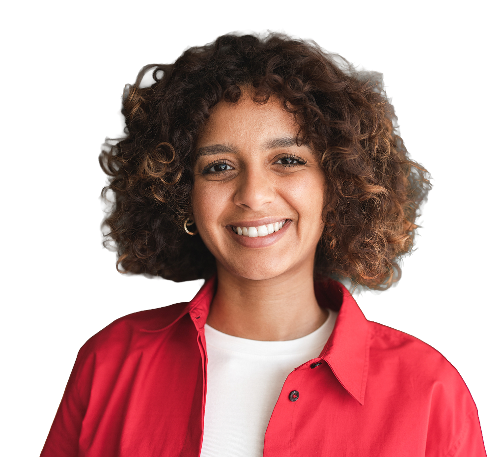 Portrait of young adult learner